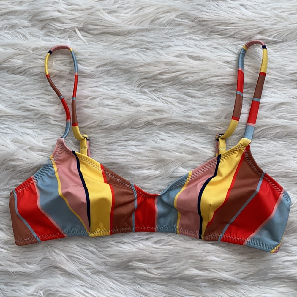 Solid & Striped | The Rachel Top in Cabana Stripe